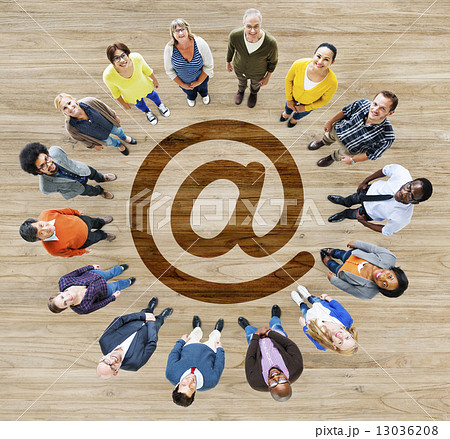 Group of Multiethnic People Forming a Circle 13036208