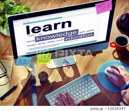 Digital Dictionary Learn Knowledge Education Concept Digital Dictionary Learn Knowledge Education Concept 13036397