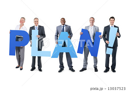 Group of Business People Holding the Alphabet Group of Business People Holding the Alphabet 13037523
