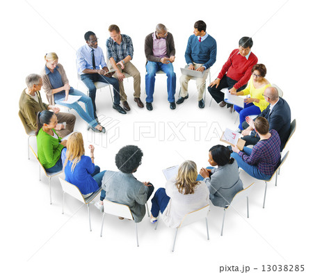 Group of Multiethnic Diverse People Brainstorming 13038285
