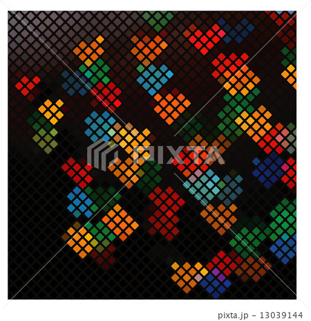 Abstract multicolor lights disco tile vector background. Abstract multicolor lights disco tile vector background. 13039144
