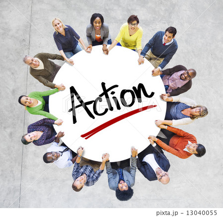 Multi-Ethnic Group of People and Action Concepts Multi-Ethnic Group of People and Action Concepts 13040055