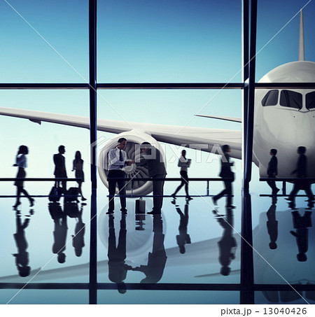Airplane Aircraft Airport Business Travel Flight Transport Conce 13040426