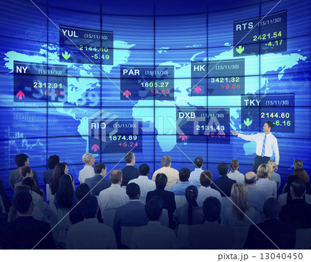 Business People Corporate Seminar Stock Exchange Finance Concept Business People Corporate Seminar Stock Exchange Finance Concept 13040450