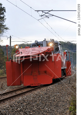 ラッセル車試運転 13041099