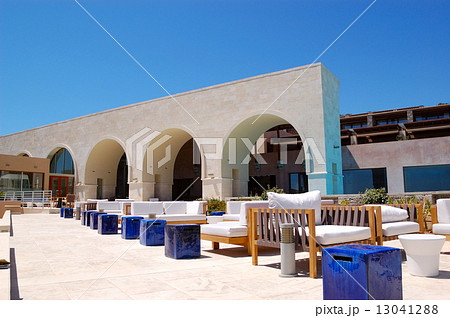 Recreation area at luxury hotel, Crete, Greece 13041288