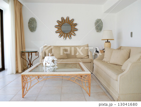 Interior of the luxury villa, Crete, Greece 13041680
