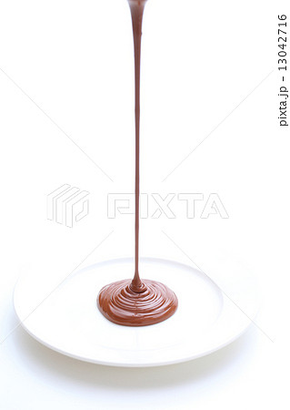 溶けたチョコレート 13042716