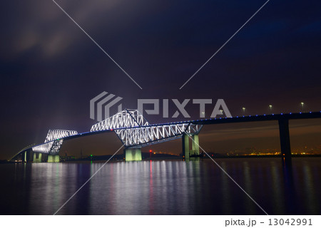 東京ゲートブリッジの夜景 13042991