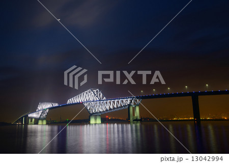東京ゲートブリッジの夜景 13042994