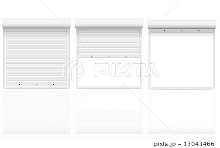 rolling shutters vector illustration 13043466
