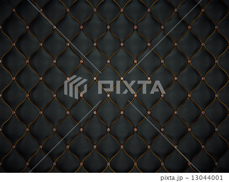 Luxury leather pattern with golden wire and diamonds Luxury leather pattern with golden wire and diamonds 13044001