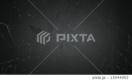 Many pieces of Shattered glass on black Many pieces of Shattered glass on black 13044002