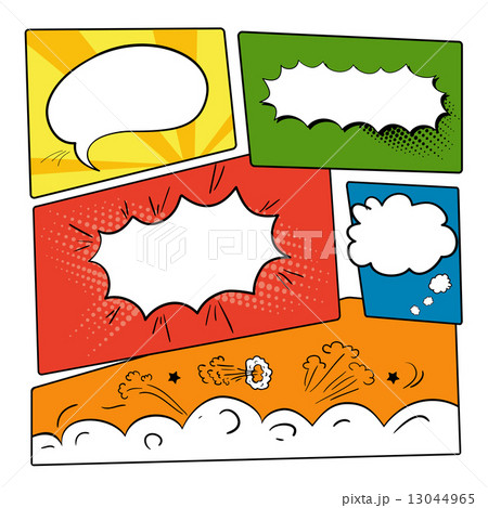 Set comics bubbles 13044965