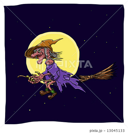 witch on a broomstick 13045133