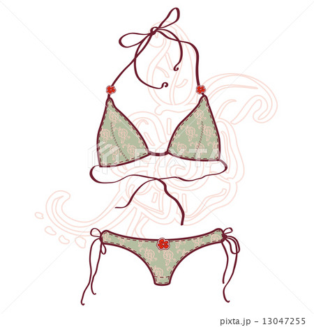 Women bathing suits. Vector illustration  13047255