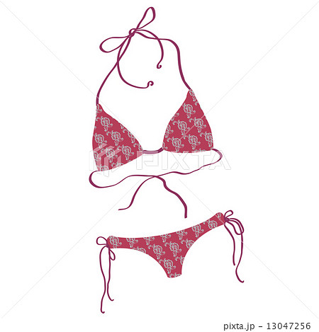Women bathing suits. Vector illustration  13047256