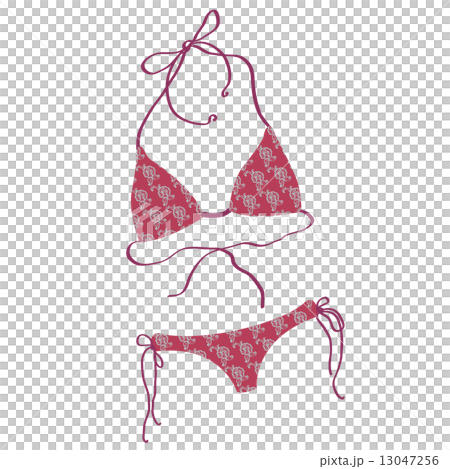 Women bathing suits. Vector illustration  13047256