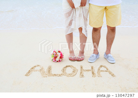 ハワイ ラニカイ ビーチカップル ハワイ ラニカイ ビーチカップル 13047297