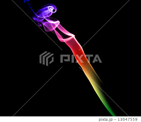 Colored smoke on black Colored smoke on black 13047559