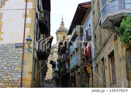 オンダリビアの街並み　スペイン 13047624