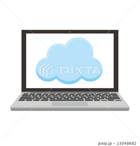 クラウドとパソコン 13048682