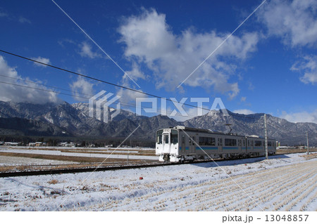 大糸線・凍てつく日 13048857