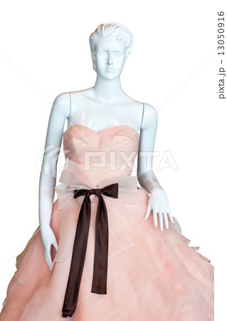 Bride's wedding dress on a mannequin. 13050916