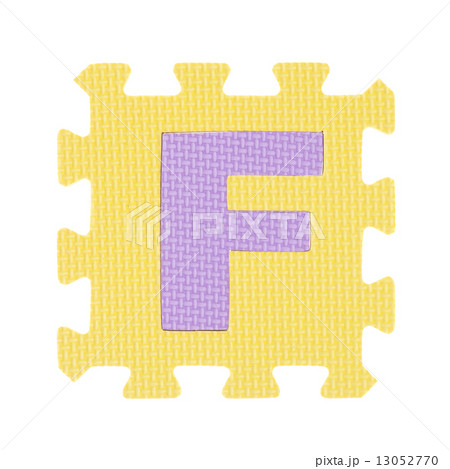 Alphabet toy piece isolated on white background 13052770