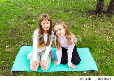 Cute two playing girls Cute two playing girls 13054084