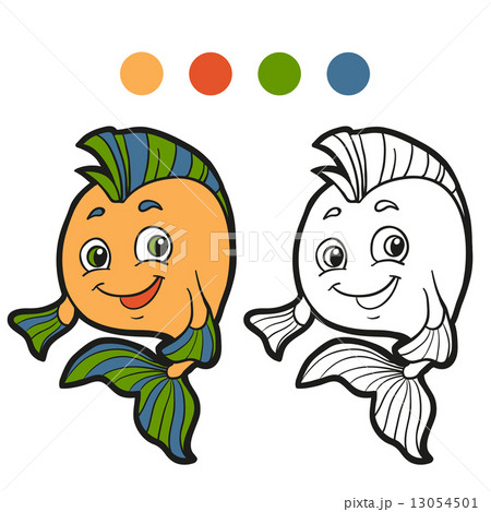 Coloring book (fish) 13054501