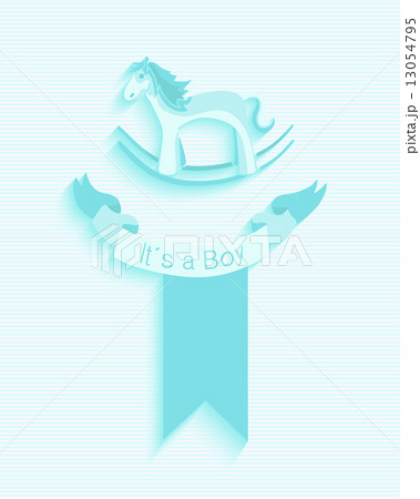 Baby shower boy invitation card design 13054795
