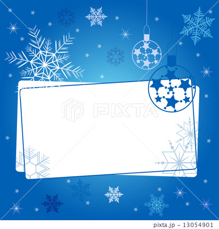 Winter background with different snowflakes 2015. Label for your text Winter background with different snowflakes 2015. Label for your text 13054901