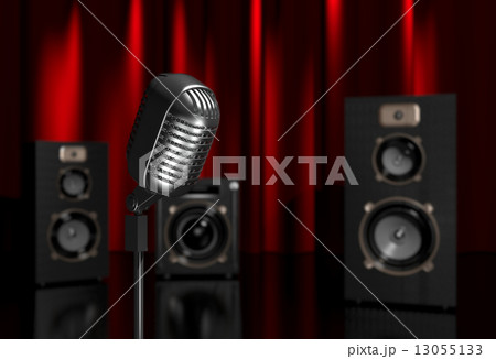 microphone and speakers microphone and speakers 13055133