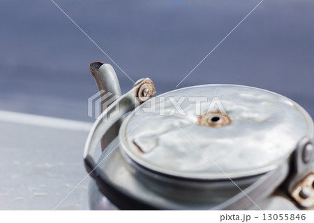 old small classic kettle on the table in thai restaurant old small classic kettle on the table in thai restaurant 13055846