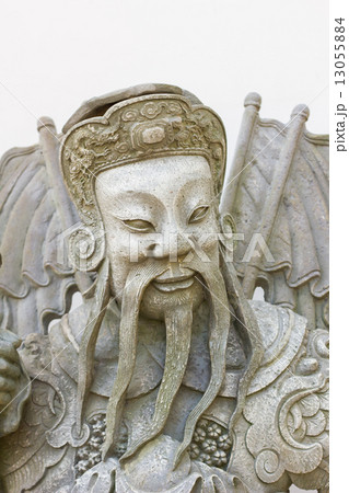 Chinese stone statue in Wat Pho, Bangkok, Thailand, isolated on Chinese stone statue in Wat Pho, Bangkok, Thailand, isolated on 13055884
