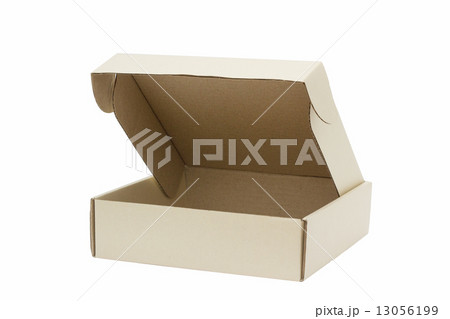 Cardboard box, isolated on white background Cardboard box, isolated on white background 13056199
