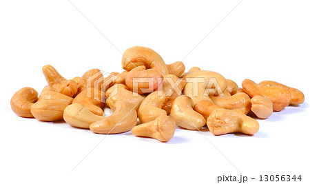 cashew nuts isolated on white background cashew nuts isolated on white background 13056344