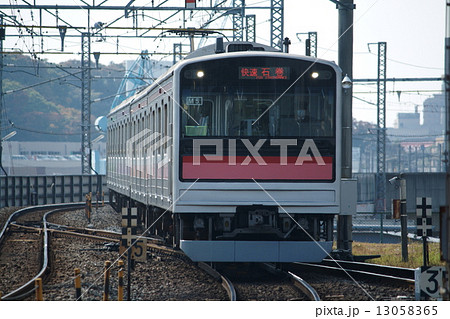 仙石線5系電車 2wayシート車 あおば通 仙台 石巻 の写真素材