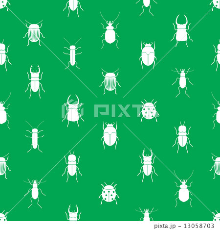 bugs and beetles simple seamless green pattern eps10 bugs and beetles simple seamless green pattern eps10 13058703