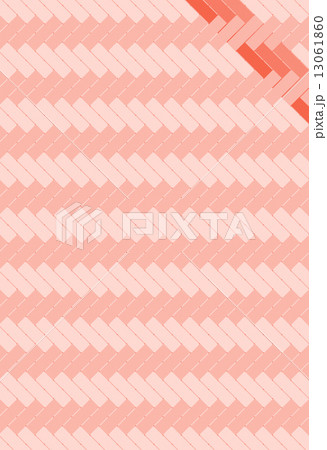 網代編み_赤 13061860