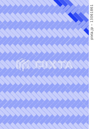 網代編み_青 13061861