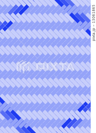 網代編み_青 13061865