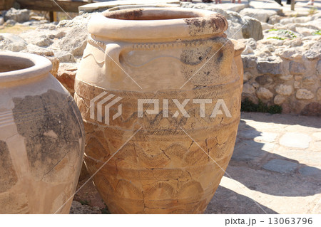 antique pottery depicting 13063796