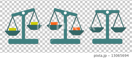 天秤イラスト 天秤イラスト 13065694