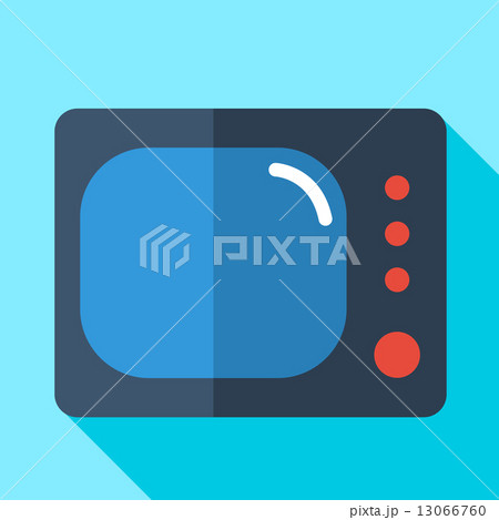 Modern flat design concept icon monitor  tv. Vector illustration 13066760