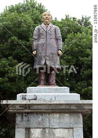 山口県 萩市 伊藤博文像 山口県 萩市 伊藤博文像 13067666