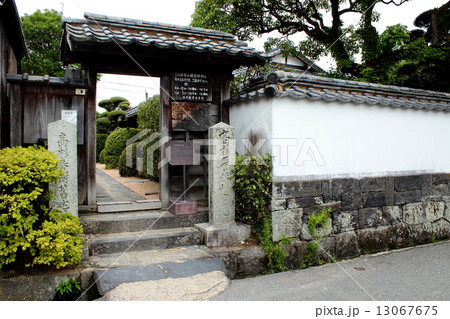 山口県 萩市 高杉晋作誕生地の写真素材