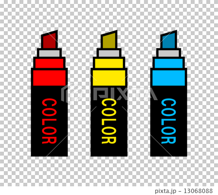 マジックペンのイラスト素材