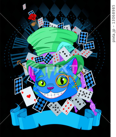Cheshire Cat in Top Hat design Cheshire Cat in Top Hat design 13068985